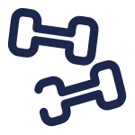 Dumbbells SVG Icon